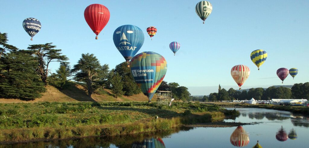 Chatsworth Country Show with Hot Air Balloons