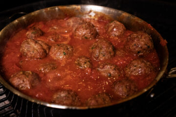 Smoked Mexican Meatballs